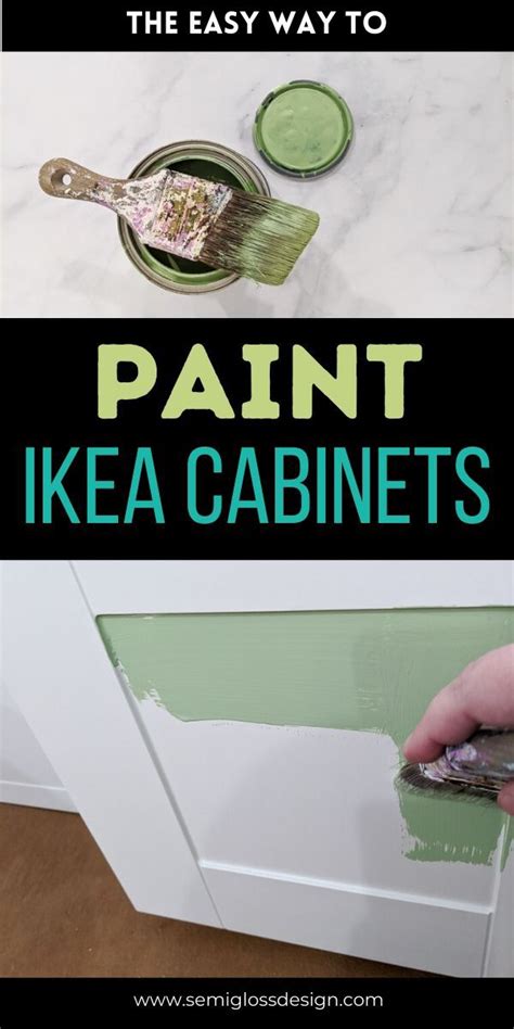 painting ikea besta cabinets